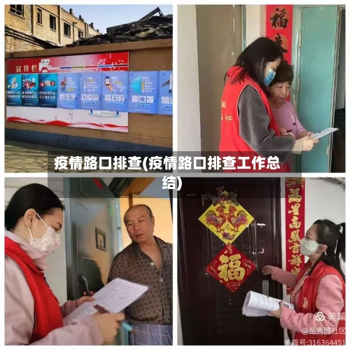 疫情路口排查(疫情路口排查工作总结)