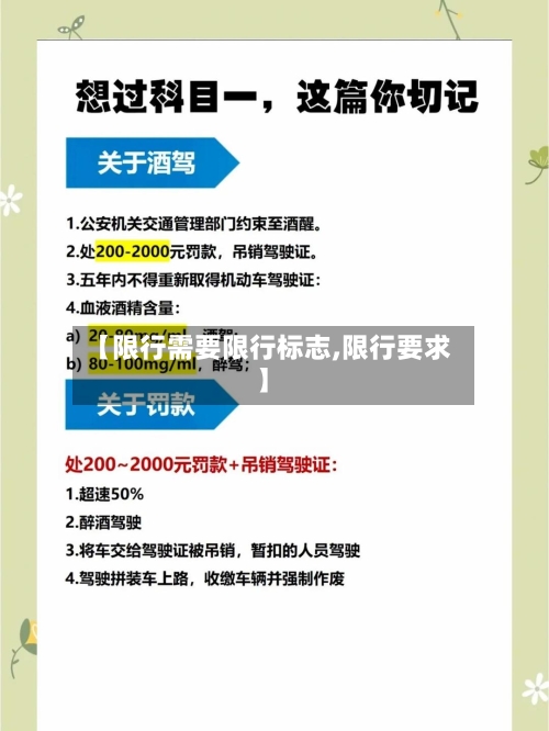 【限行需要限行标志,限行要求】-第3张图片